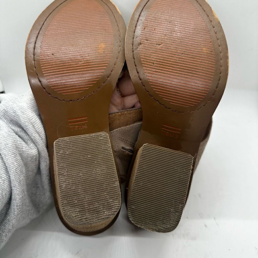 Toms Majorca Suede Block Ortholite Comfort Foam Sandals - Picture 11 of 11